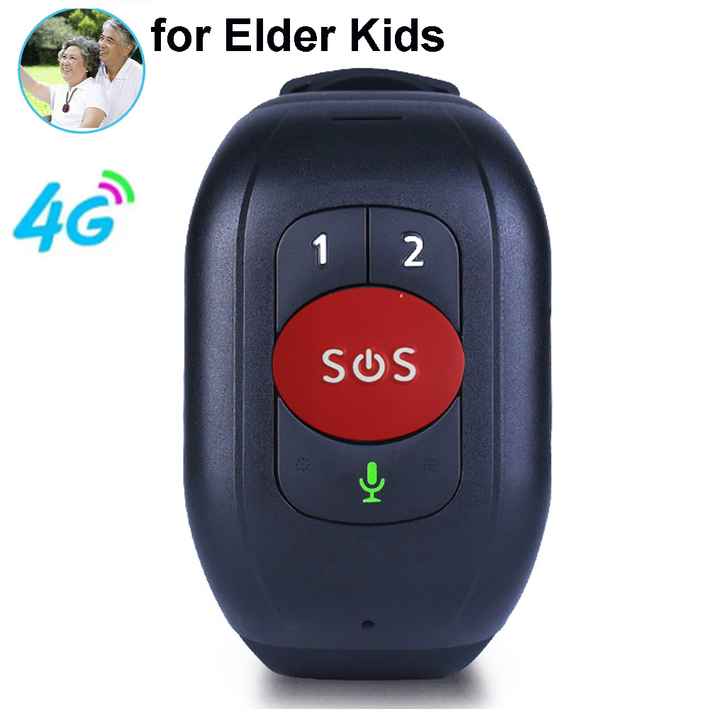 Fall Detection Watch - สร้อยข้อมือติดตาม GPS รุ่น Elder 4G LTE