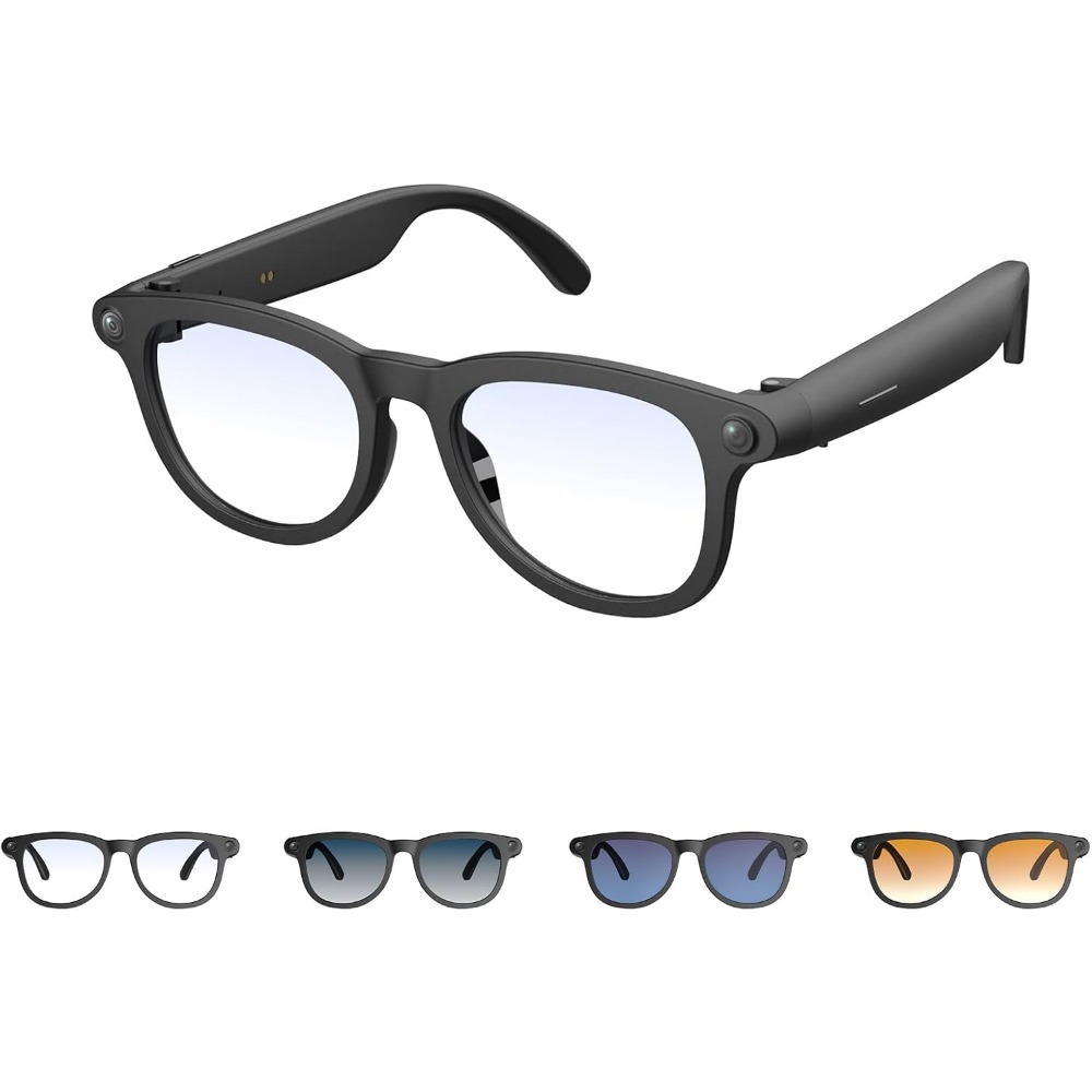 Smart Glasses Lens - แว่นตาอัจฉริยะพร้อมกล้อง HD, การแปลภาษาแบบเรียลไทม์, ฟังก์ชันฟังเพลงและโทรแบบแฮนด์ฟรี