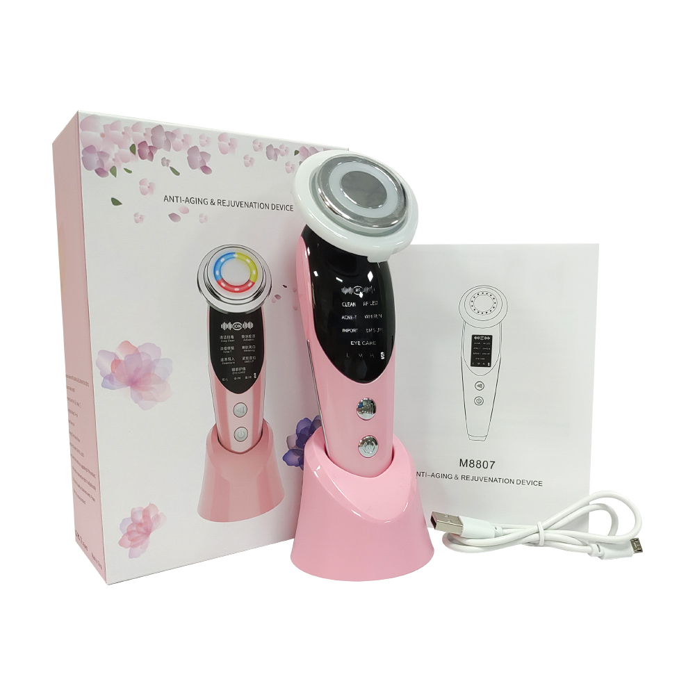 Galvanic Skin Sensor - Facial Mesotherapy Electroporation ความถี่วิทยุ RF LED