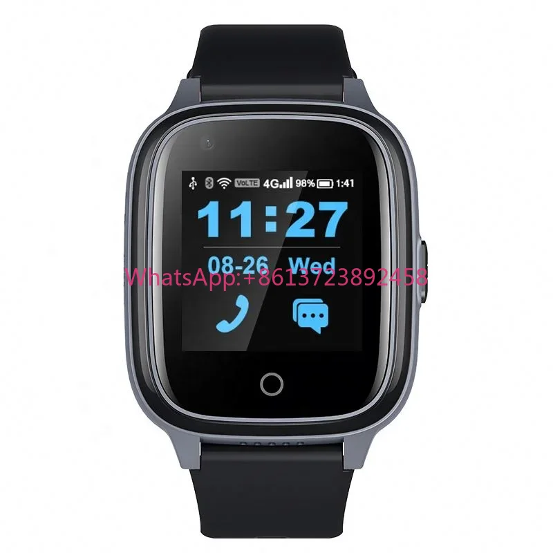 Fall Detection Watch - สมาร์ทวอทช์ผู้สูงอายุ 4G รุ่น D32 พร้อมระบบตรวจจับการล้ม วัดอัตราการเต้นของหัวใจ