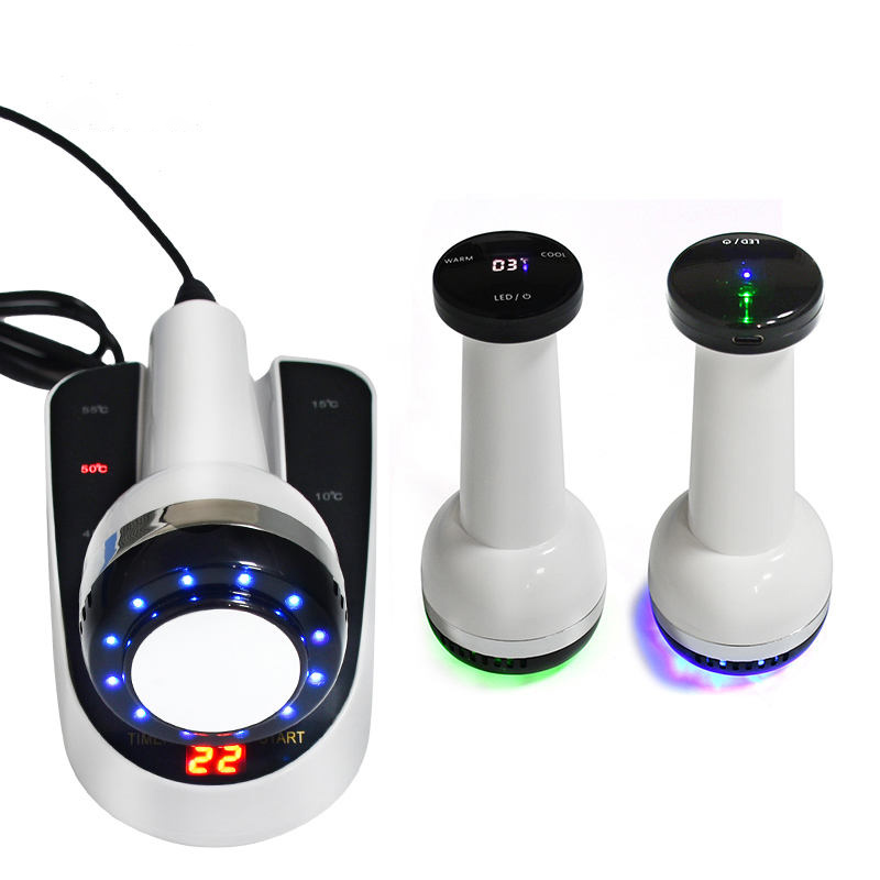 Galvanic Skin Sensor - เครื่องมือความงามระดับมืออาชีพ คุณภาพสูง สำหรับการดูแลผิวหน้า แบบร้อนและเย็น พร้อมแสงสีบำบัด