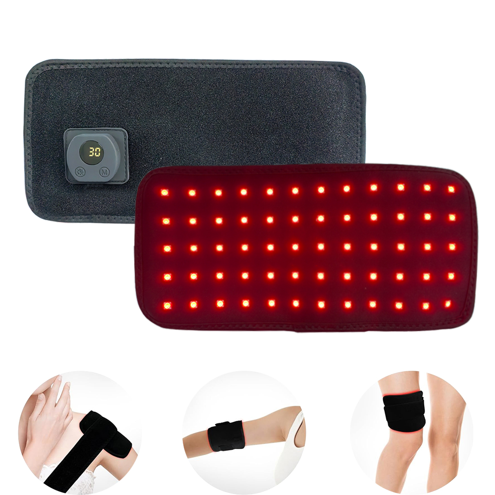 Galvanic Skin Sensor - 2025 ใหม่ 60 LEDs สีแดงและแสงอินฟราเรดใกล้เข็มขัด 660nm
