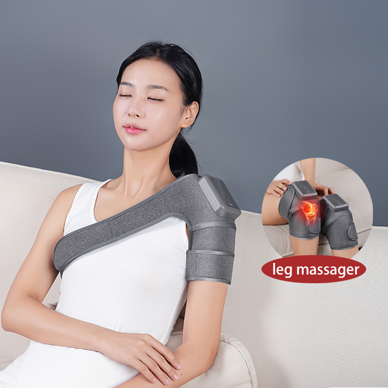 Smart Knee Wrap - แผ่นประคบร้อนอัจฉริยะคุณภาพสูงสำหรับโรคข้ออักเสบ พร้อมระบบสั่นสะเทือนและนวดไฟฟ้าบำบัดข้อเข่า