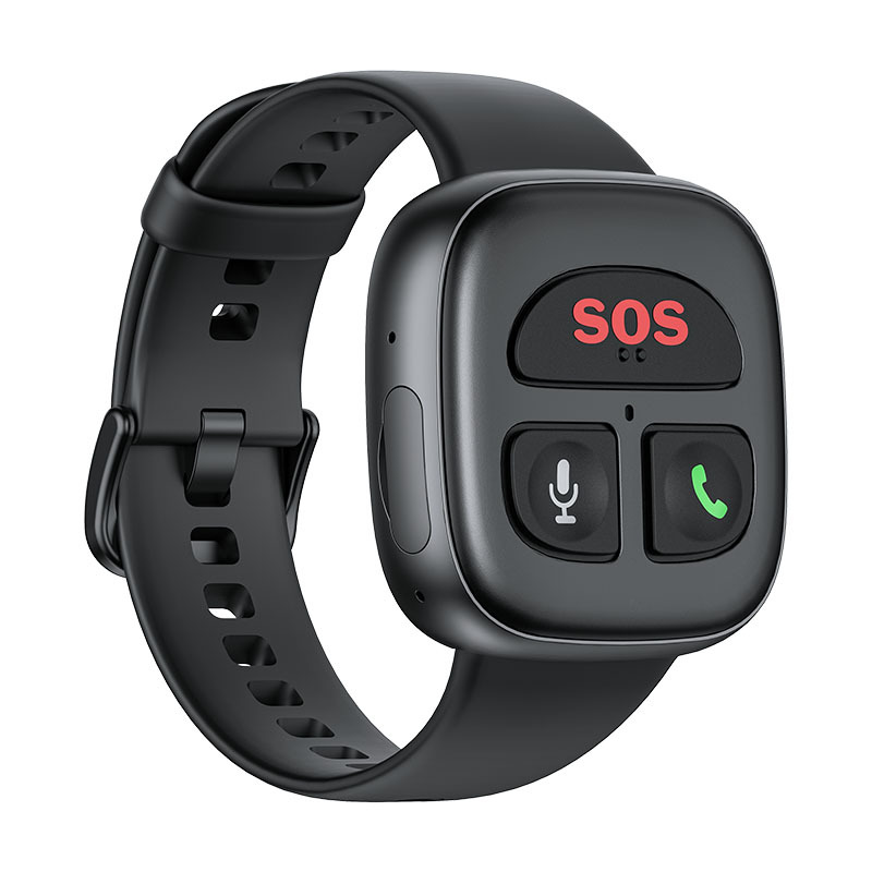Fall Detection Watch - นาฬิกาโทรศัพท์สำหรับผู้สูงอายุ 4G อัจฉริยะ ป้องกันการพลัดหลง ระบบระบุตำแหน่ง GPS