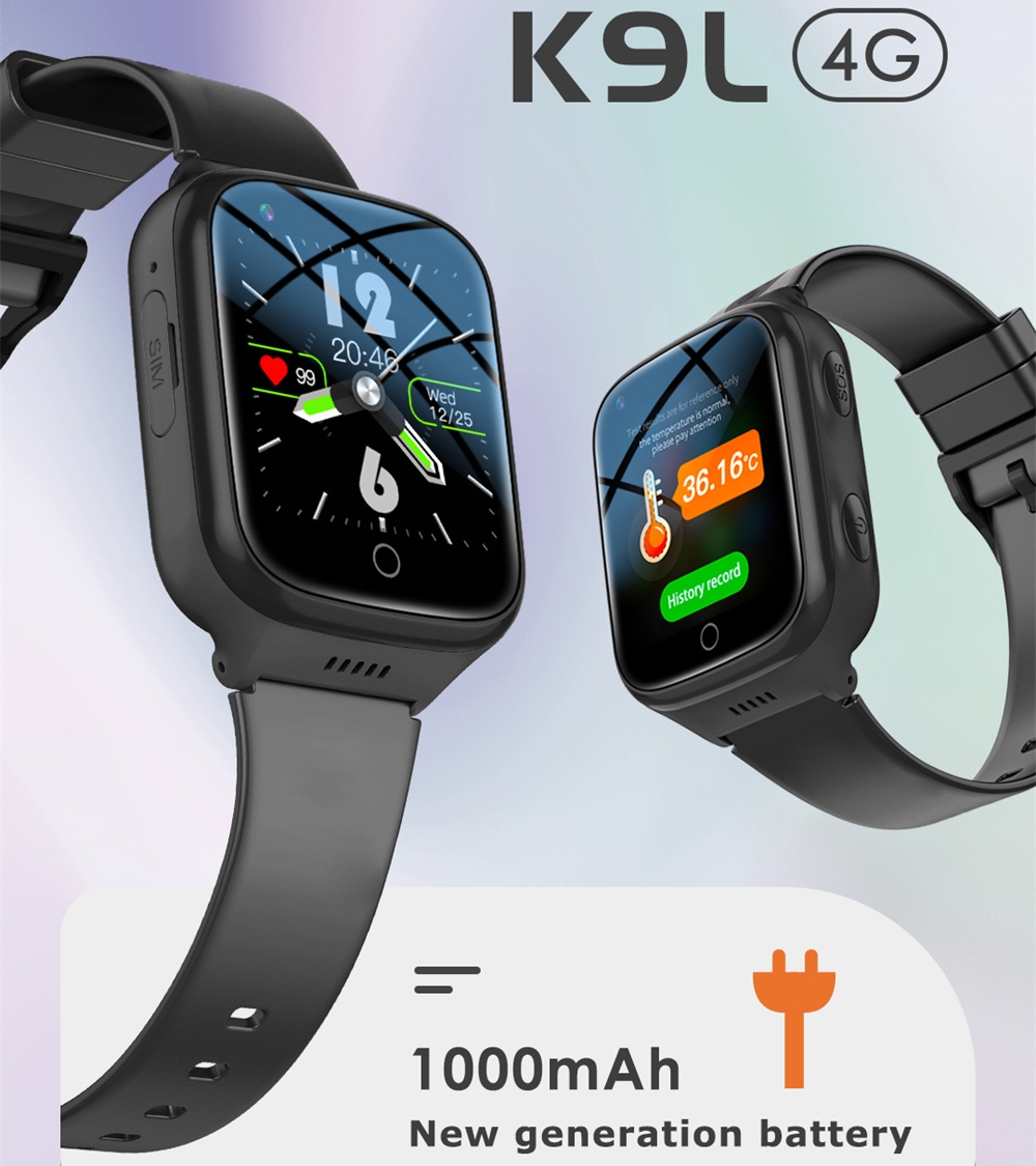 Fall Detection Watch - นาฬิกาตรวจจับการล้มสำหรับผู้สูงอายุ นาฬิกาอัจฉริยะสำหรับผู้สูงวัย นาฬิกา SOS รองรับซิม 4G