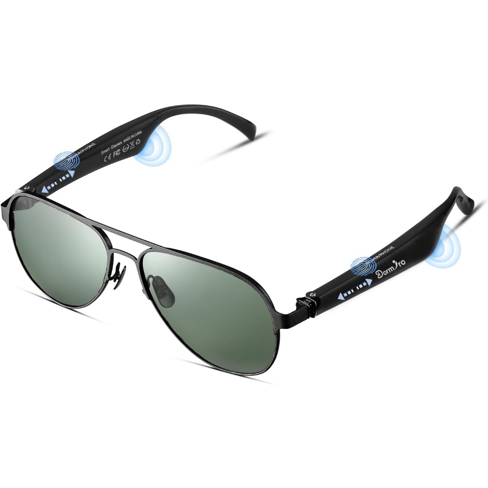Smart Glasses Lens - แว่นตาอัจฉริยะสำหรับผู้ชาย แบตเตอรี่ใช้งานได้ 12 ชั่วโมง แปลภาษาแบบเรียลไทม์ และกันน้ำได้