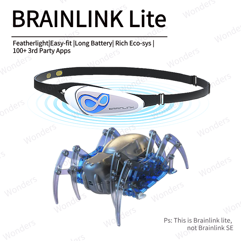 Meditation Headband Eeg - Brainlink Lite รีโมทคอนโทรล Spider ของเล่น Brainwave