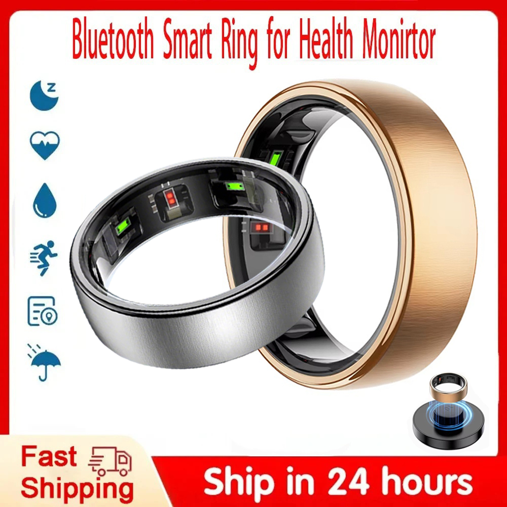 Temperature Ring Skin - R10 กล่องชาร์จ แหวนอัจฉริยะ สำหรับผู้ชายและผู้หญิง ตรวจวัดอุณหภูมิผิว ตรวจสุขภาพ