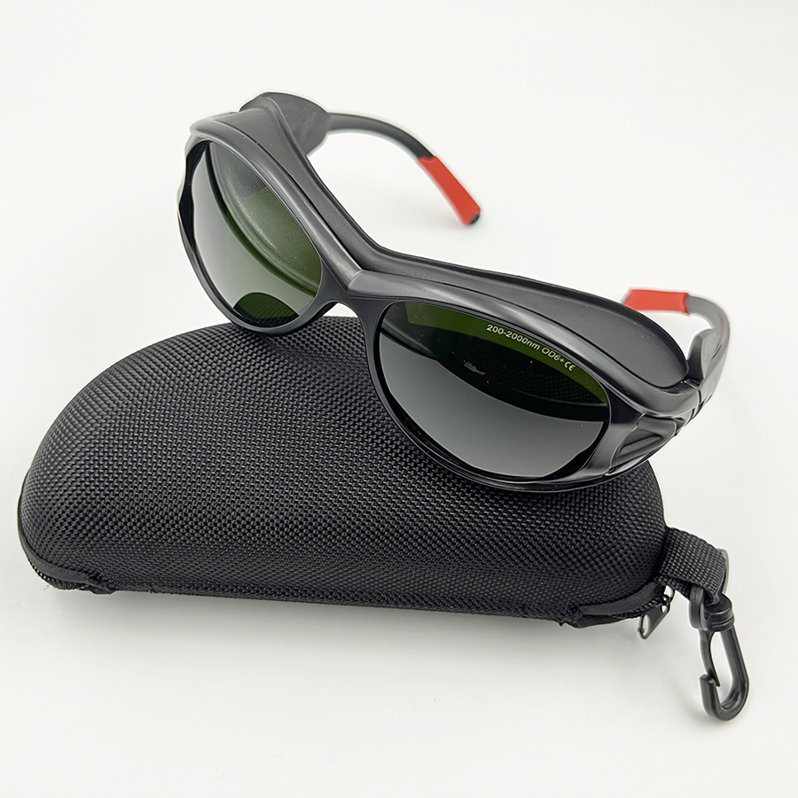 Light Therapy Glasses - แว่นตาป้องกันแสงเลเซอร์ IPL สำหรับกำจัดขนด้วยเลเซอร์ แว่นตาป้องกันดวงตาสำหรับผู้ปฏิบัติงานด้านความงามด้วยเลเซอร์บำบัดด้วยแสงสีแดง IPL 200-2000