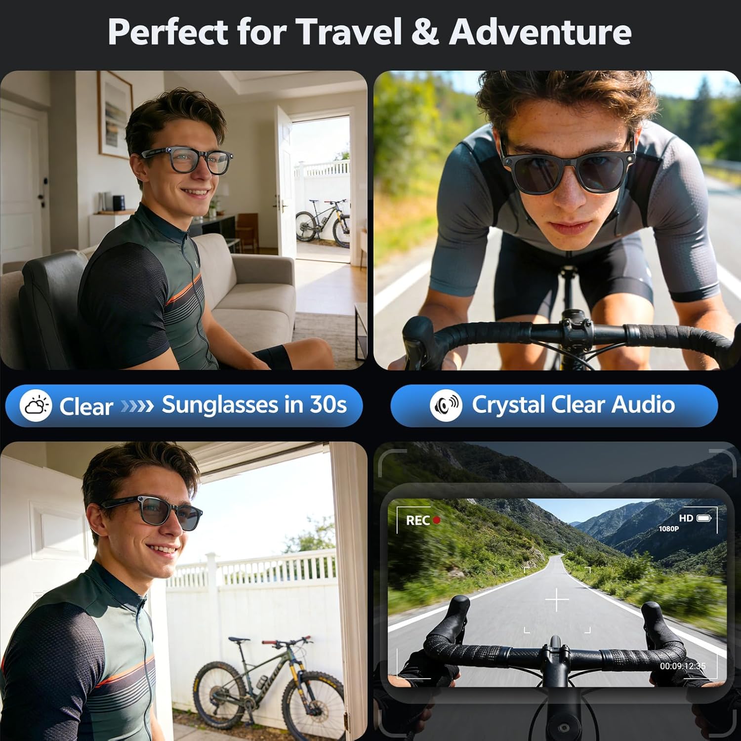 แว่นตาอัจฉริยะ 2026 4K 8MP สำห - Smart Glasses Lens บทวิจารณ์และราคา