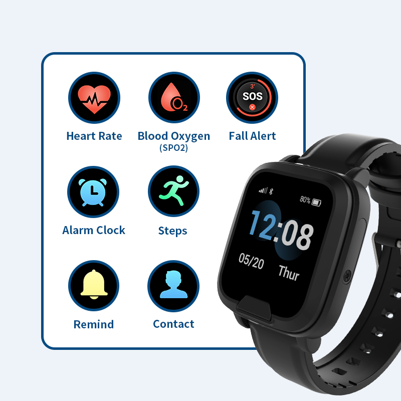 นาฬิกาเตือนภัยทางการแพทย์ 4G พ - Fall Detection Watch บทวิจารณ์และราคา