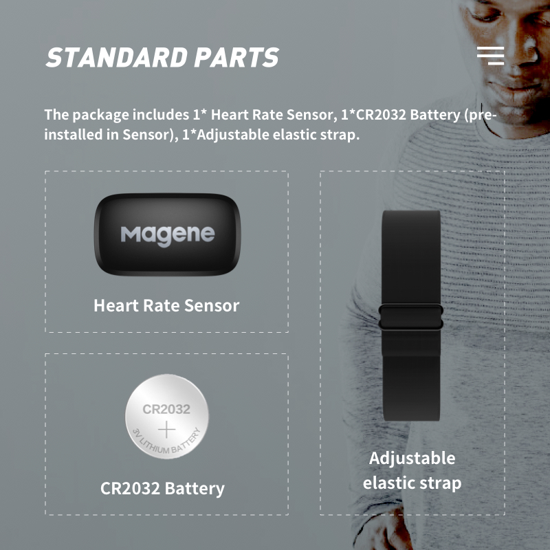 Magene H64 Heart Rate Monitor  - Breath Rate Monitor บทวิจารณ์และราคา