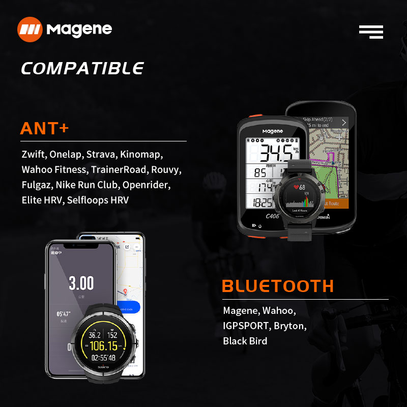 Magene H64 Heart Rate Monitor  - Breath Rate Monitor บทวิจารณ์และราคา