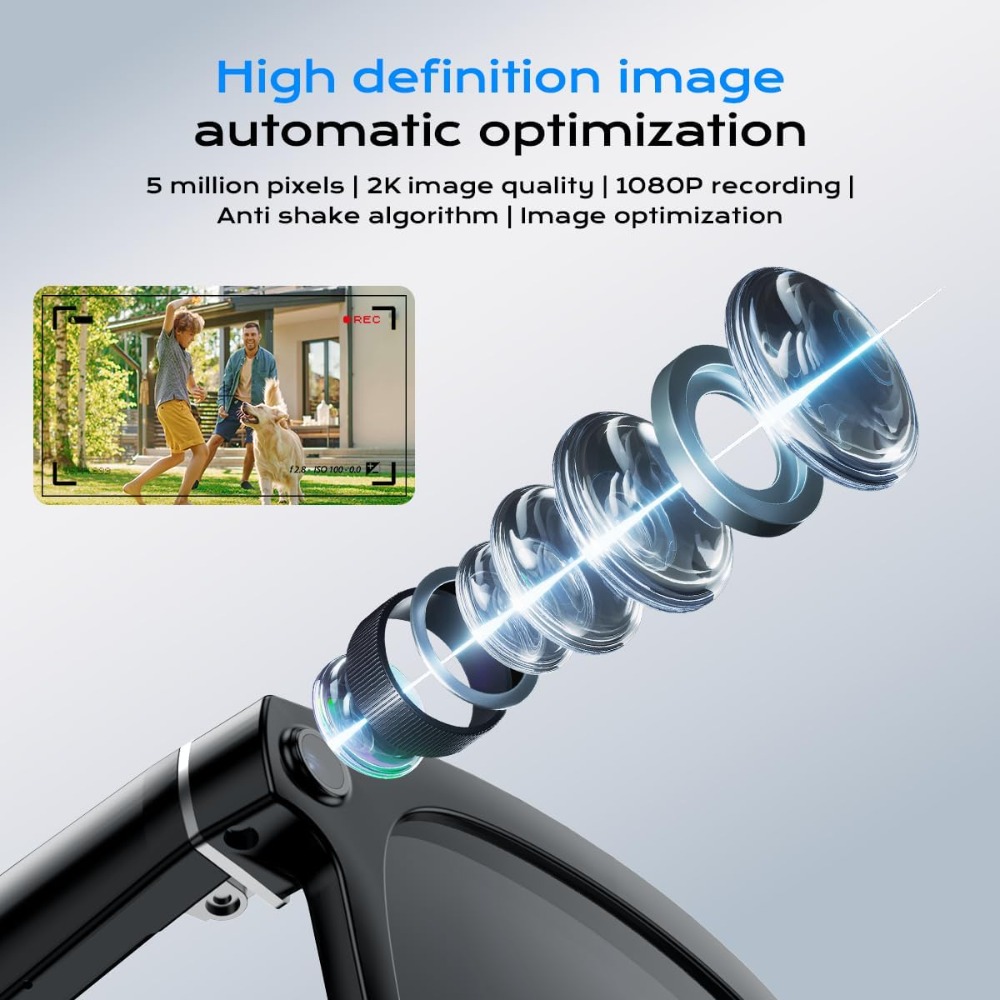 แว่นตาอัจฉริยะพร้อมกล้อง HD บั - Smart Glasses Lens บทวิจารณ์และราคา