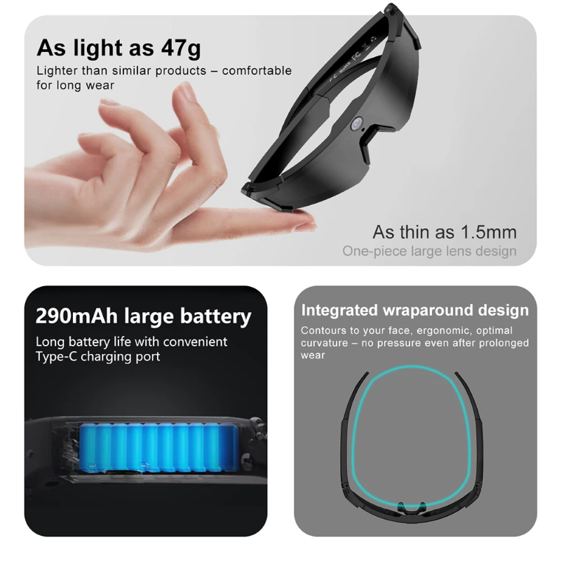 แว่นตาอัจฉริยะ OnePlus AI 8K พ - Smart Glasses Lens บทวิจารณ์และราคา