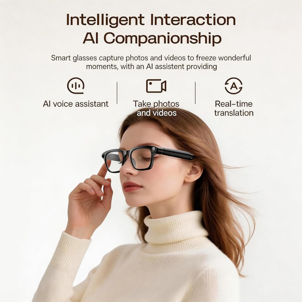 แว่นตาอัจฉริยะ: วิดีโอ 4K, แว่ - Smart Glasses Lens บทวิจารณ์และราคา