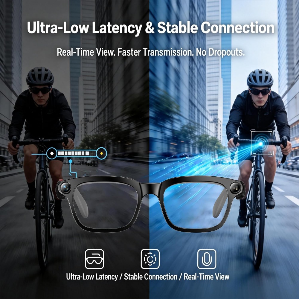 แว่นตาอัจฉริยะ: วิดีโอ 4K, แว่ - Smart Glasses Lens บทวิจารณ์และราคา