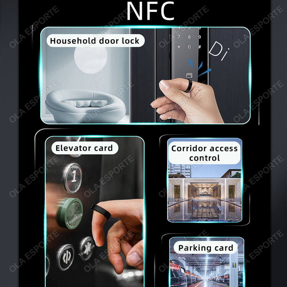 แหวนสมาร์ทริงใหม่ ผู้ชาย ผู้หญ - Smart Ring Nfc Pay บทวิจารณ์และราคา