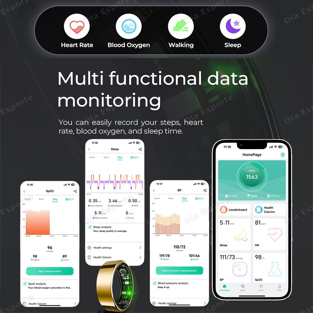 ใหม่ R09 สมาร์ทริงผู้ชายผู้หญิ - Temperature Ring Skin บทวิจารณ์และราคา