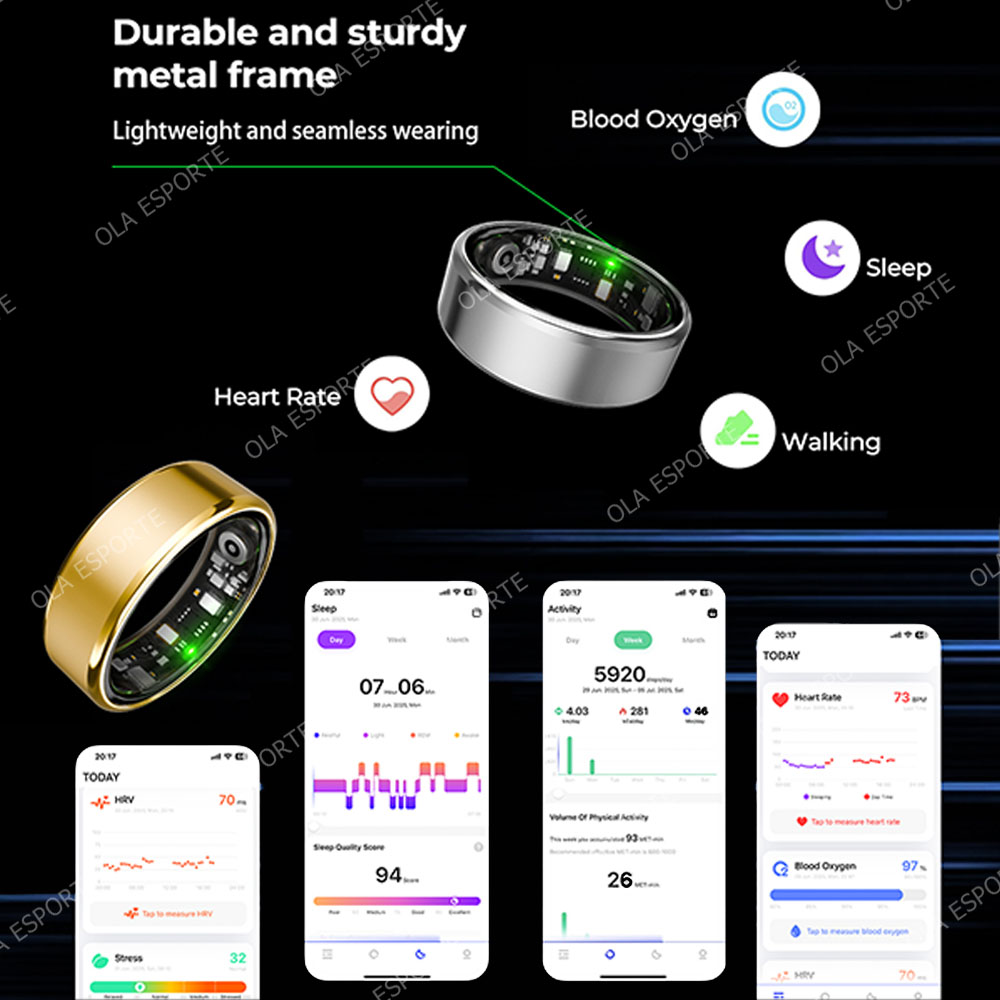 แหวนอัจฉริยะ R09 สำหรับผู้ชายแ - Temperature Ring Skin บทวิจารณ์และราคา