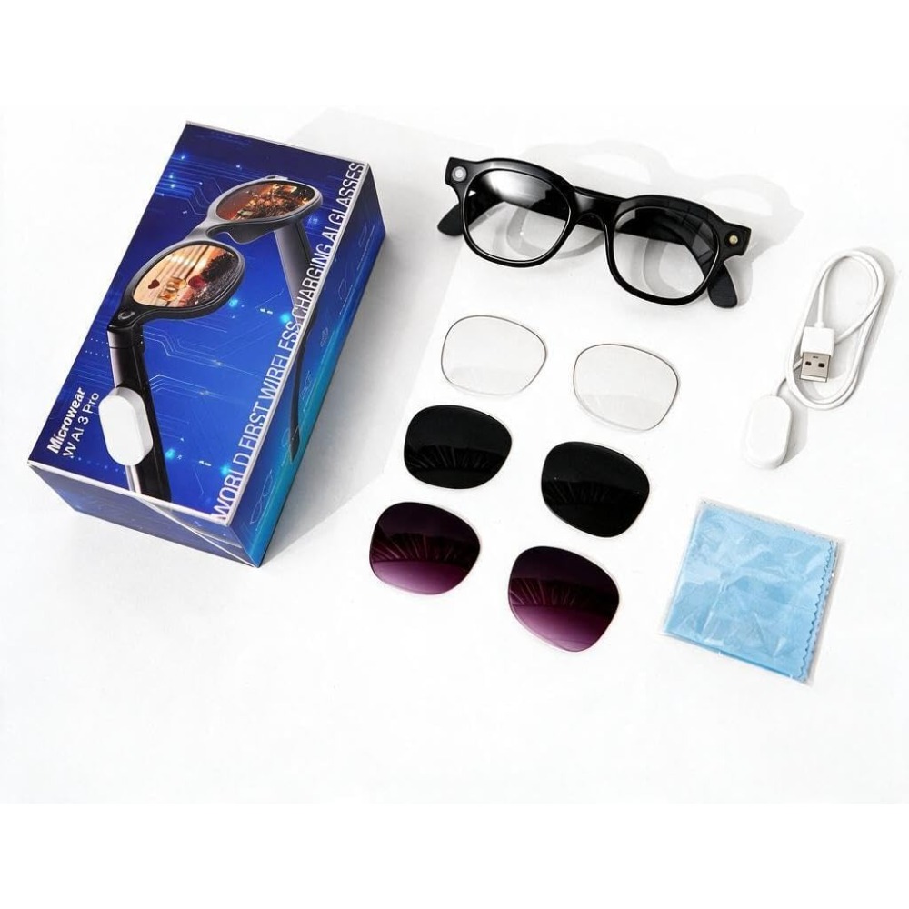 แว่นตาอัจฉริยะ: 13MP, ชาร์จไร้ - Smart Glasses Lens บทวิจารณ์และราคา