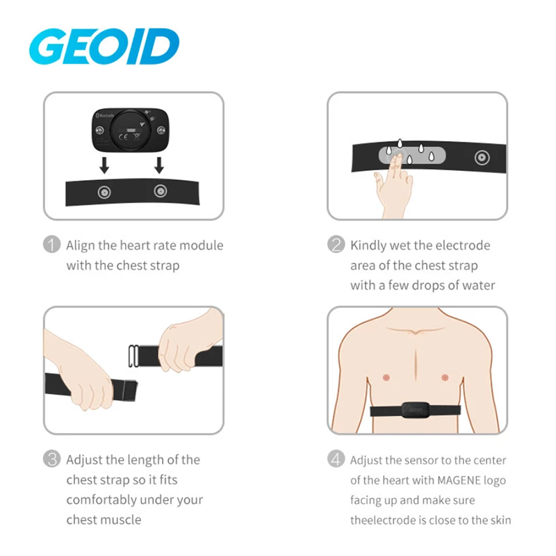 Geoid เซ็นเซอร์เครื่องวัดชีพจร - Breath Rate Monitor บทวิจารณ์และราคา