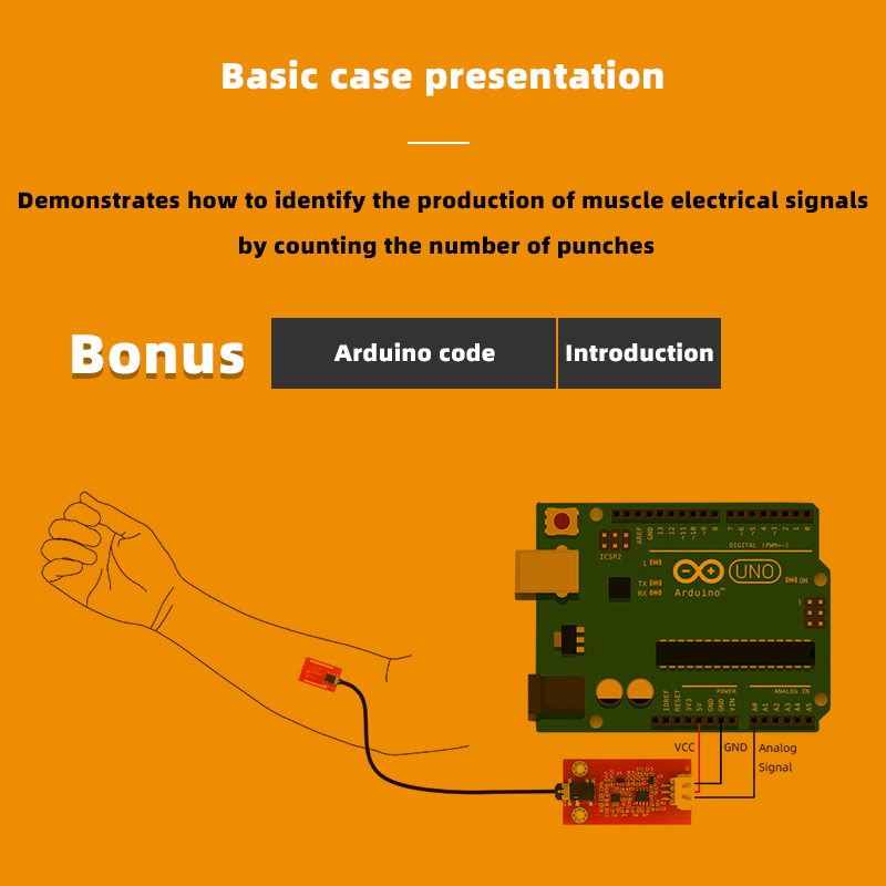 แห้งอิเล็กโทรด EMG Sensor กล้า - Muscle Sensor Emg บทวิจารณ์และราคา