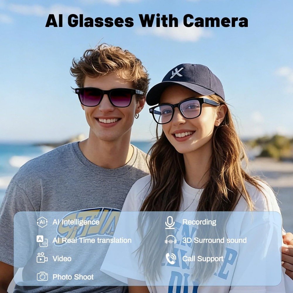 แว่นตาอัจฉริยะพร้อมระบบแปลภาษา - Smart Glasses Lens บทวิจารณ์และราคา