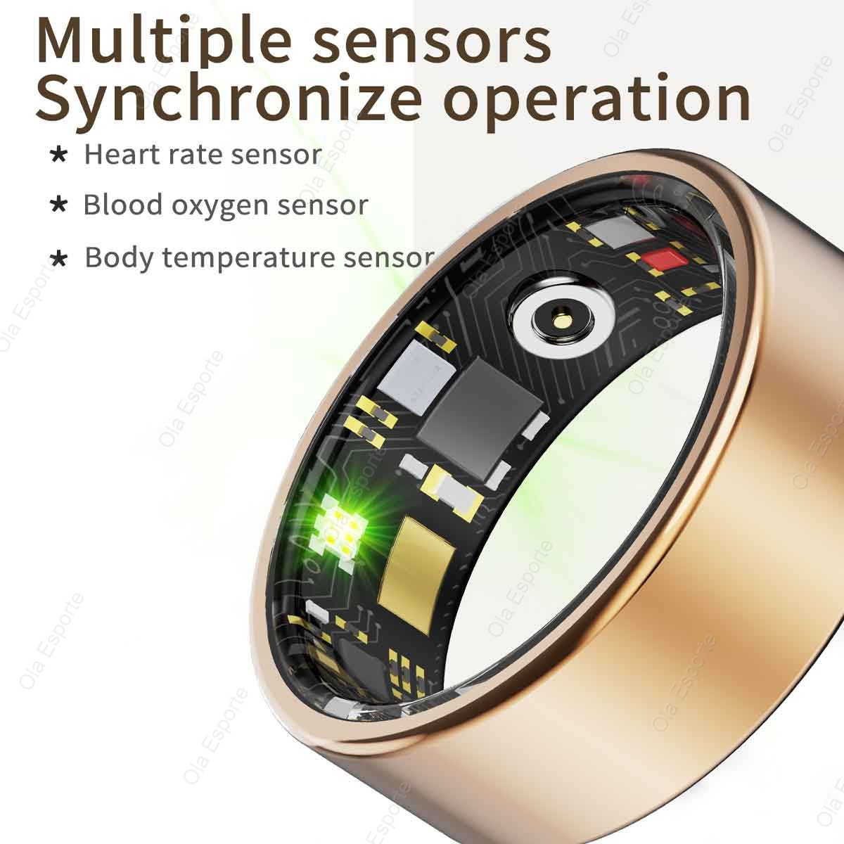ใหม่ R09 แหวนสมาร์ทผู้ชายผู้หญ - Temperature Ring Skin บทวิจารณ์และราคา