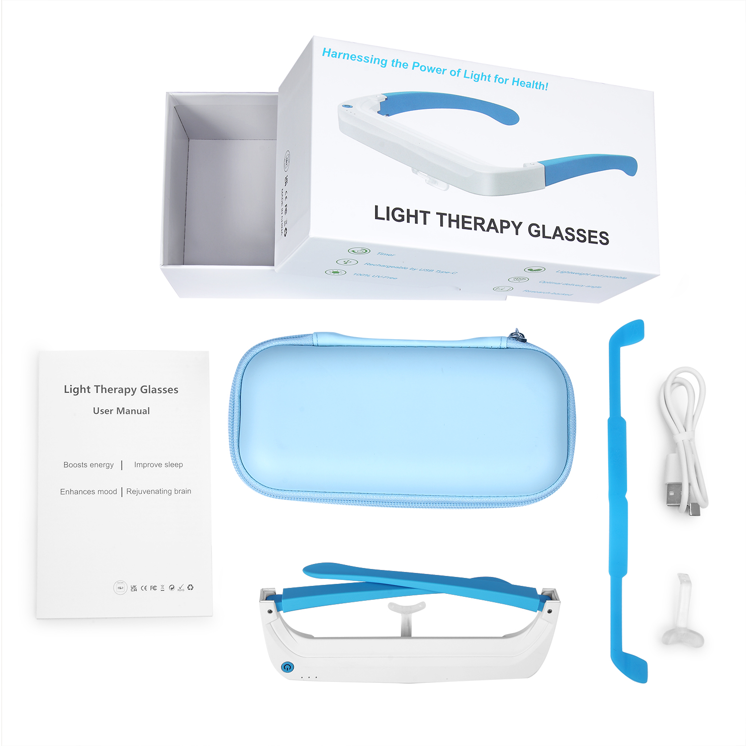 แว่นตาบำบัดด้วยแสง SAD แบบสวมใ - Light Therapy Glasses บทวิจารณ์และราคา
