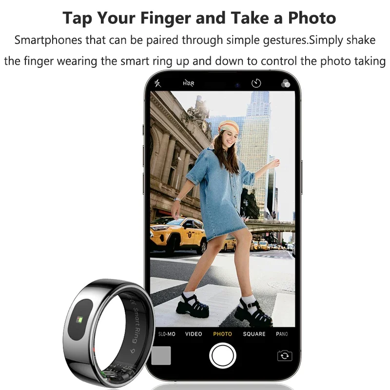R08 สมาร์ทแหวนผู้ชายผู้หญิงชาร - Temperature Ring Skin บทวิจารณ์และราคา